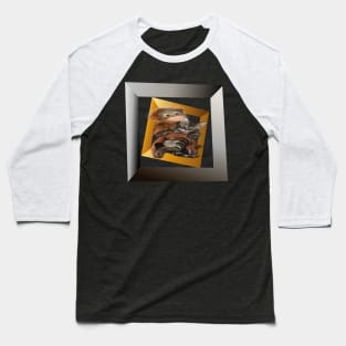 3d monkey and cat Baseball T-Shirt